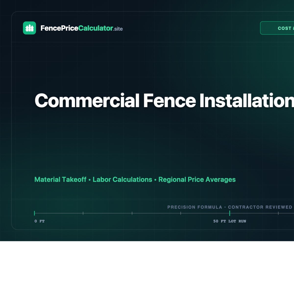 Commercial Fence Installation Costs