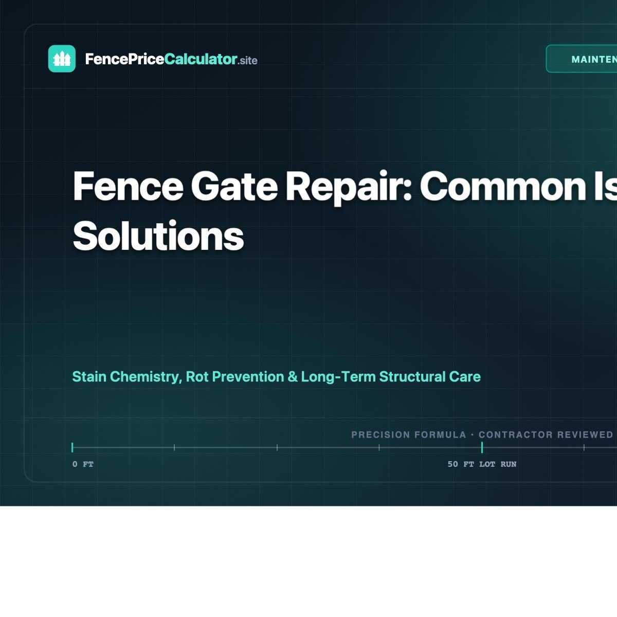 Fence Gate Repair: Common Issues and Solutions