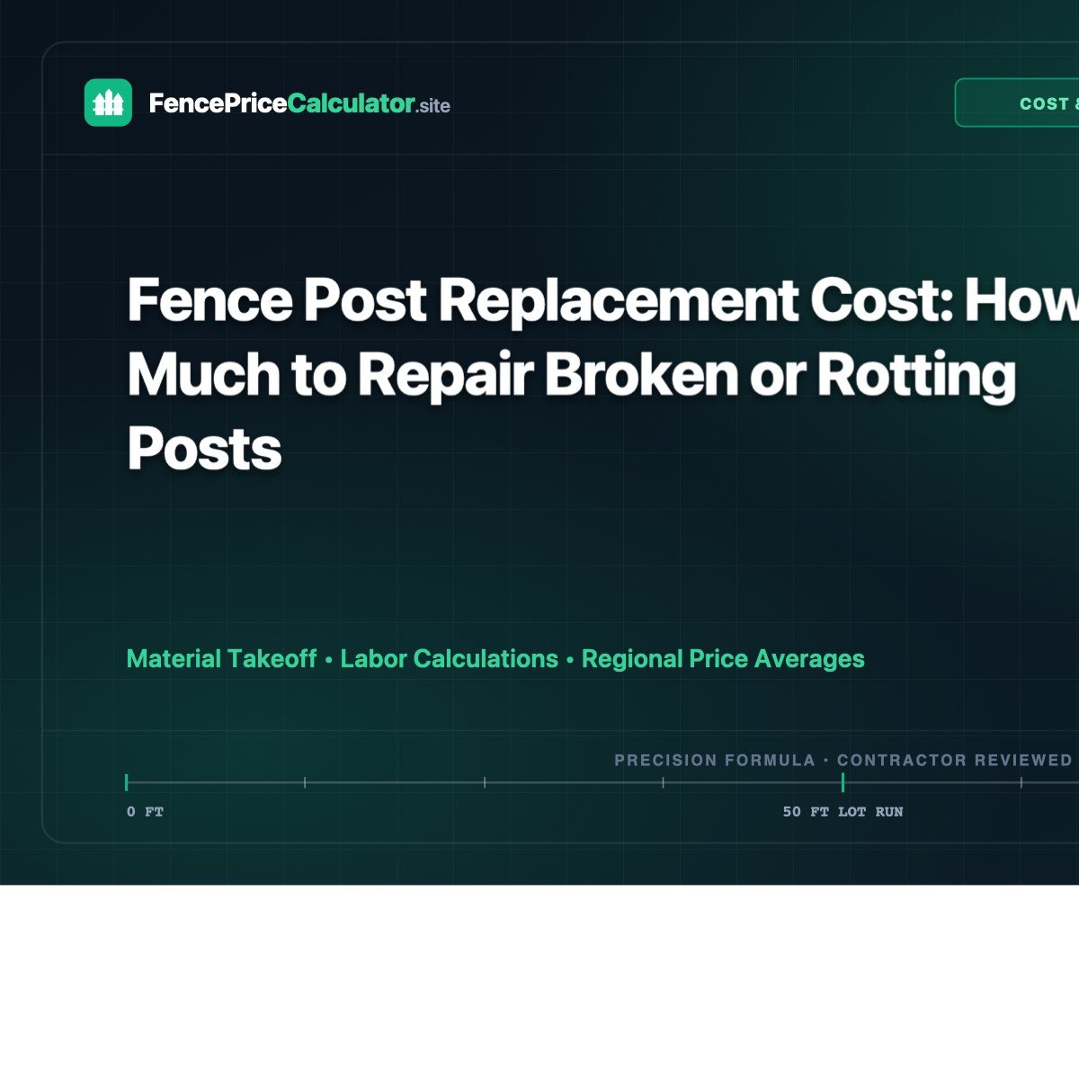 Fence Post Replacement Cost: How Much to Repair Broken or Rotting Posts