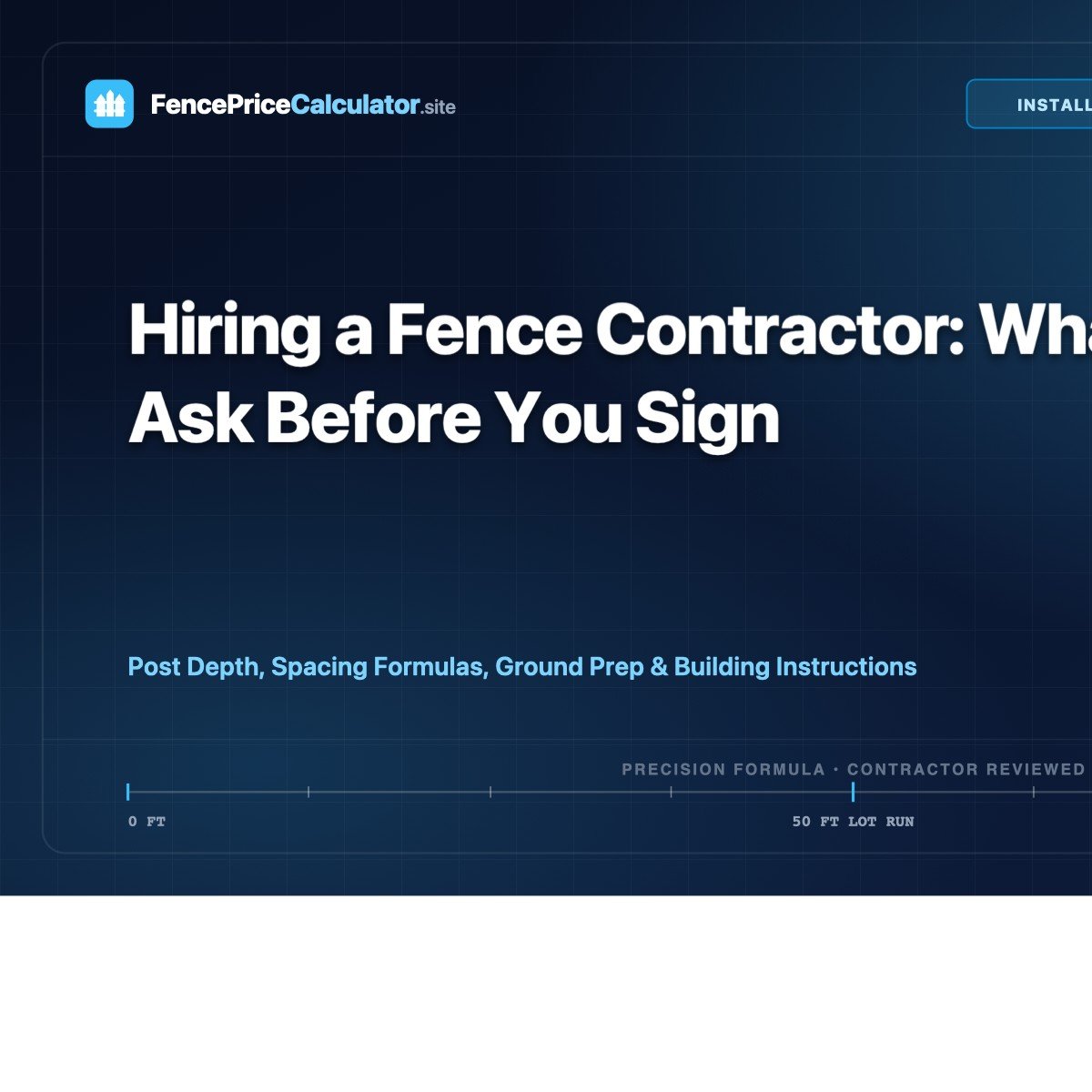 Hiring a Fence Contractor: What to Ask Before You Sign