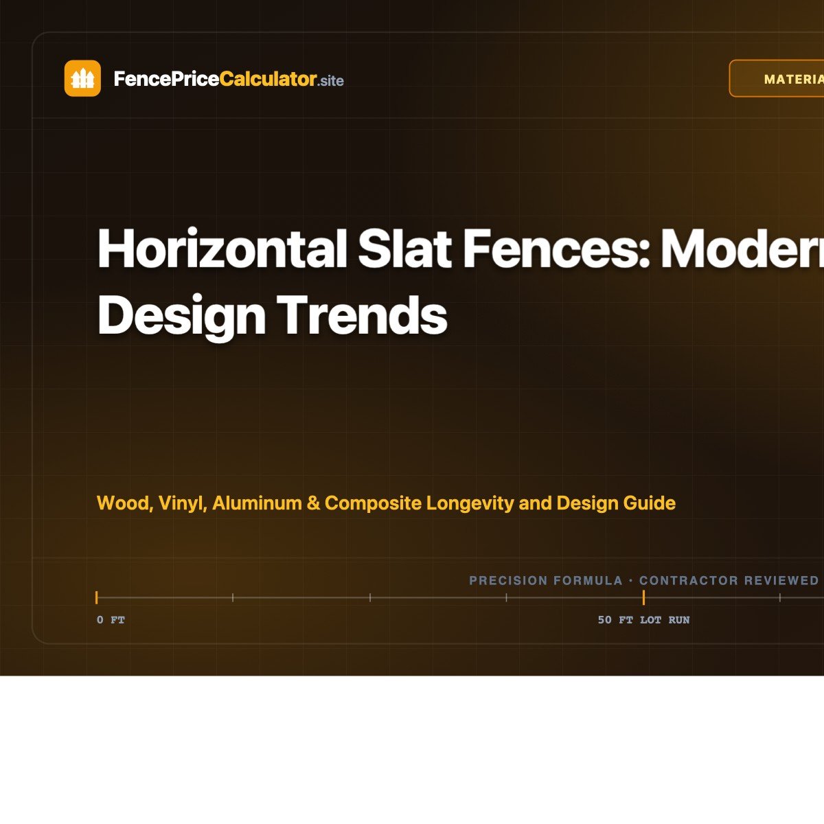 Horizontal Slat Fences: Modern Design Trends