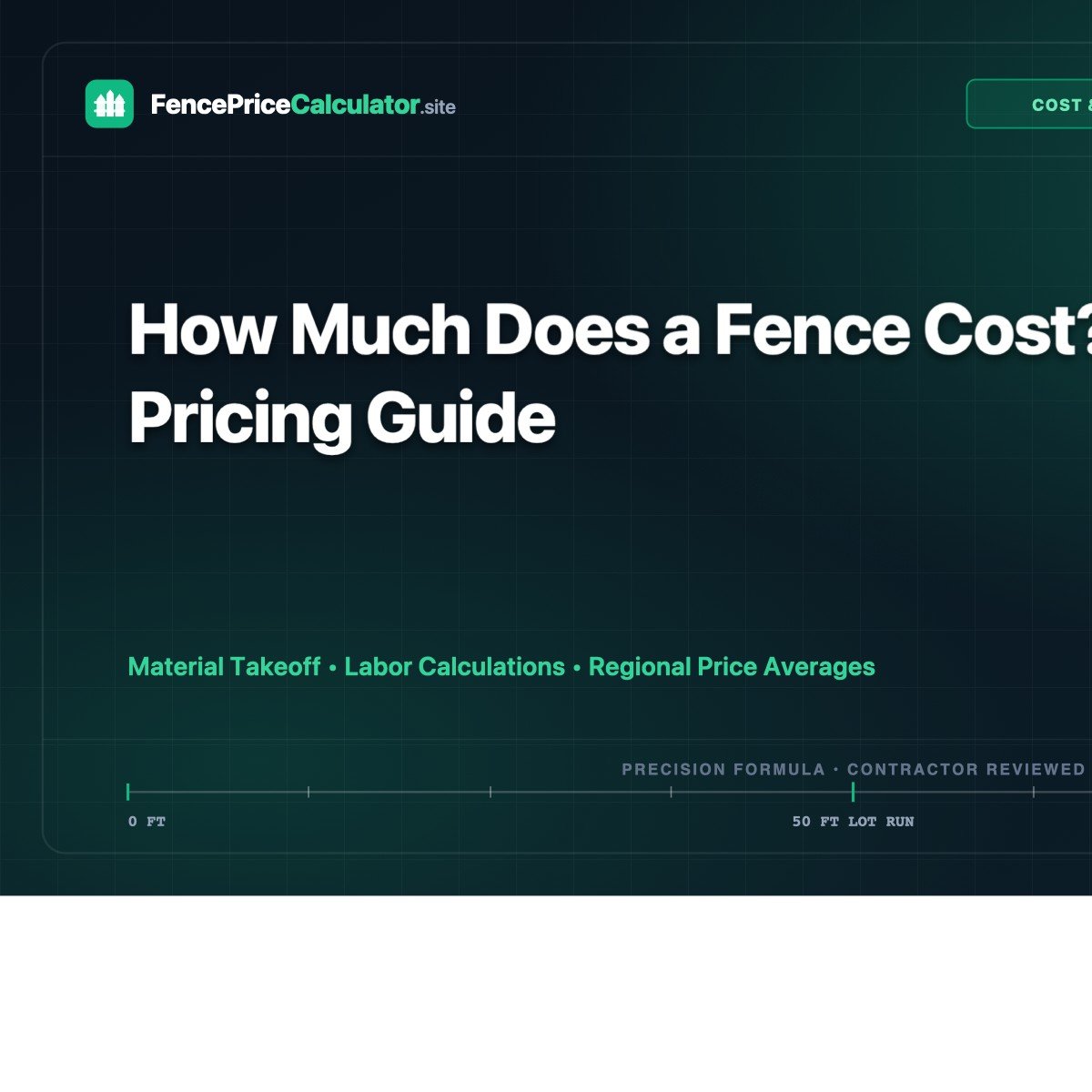 How Much Does a Fence Cost? Complete Pricing Guide